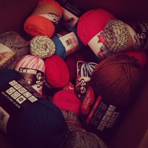 My yarn stash is getting out of control already... 