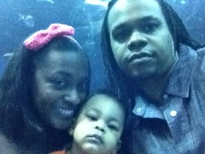 The three of us... thanks to the iphone grainy front camera