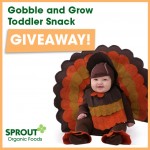 The Tiny Human is ALWAYS Hungry: Sprout Gobble and Grow Giveaway