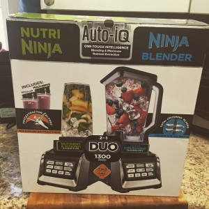 Between my new Ninja Blender/Juicer and Piyo, I'm going to be nice and fit before the year ends.